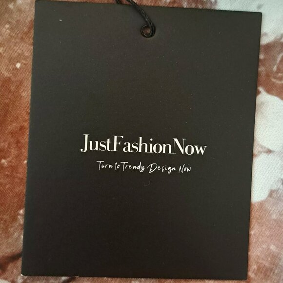 JUST FASHION NOW womens shirt BLOUSE top SIZE L Floral ART TO WEAR OFFICE ** NWT - Picture 6 of 8